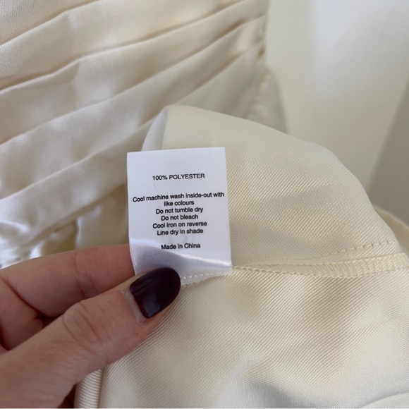 NWT RMN Studio Sloane Maxi Dress with Pockets in Ivory - Picture 13 of 13